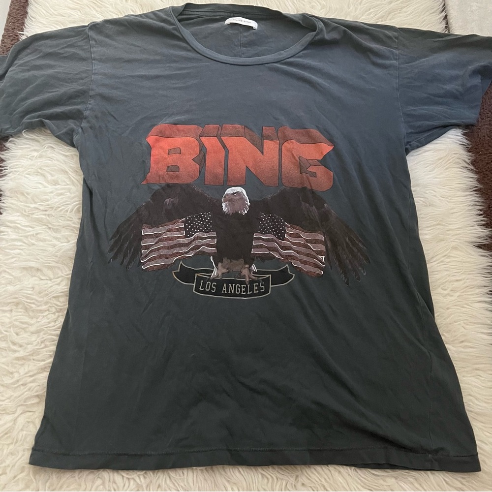 Anine Bing Vintage Eagle Tee